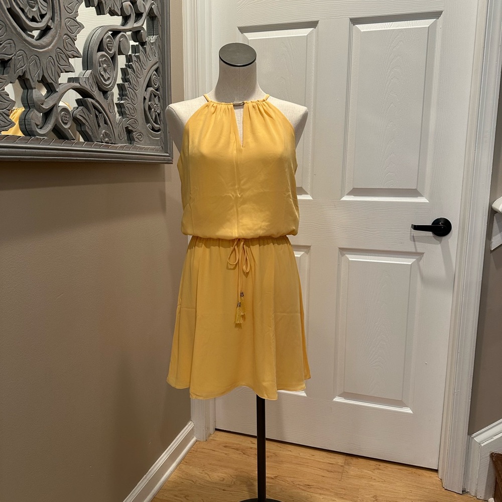 Black House White Market. Maize color summer/cocktail dress.